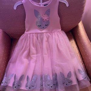 Toddler bunny dress with tutu
